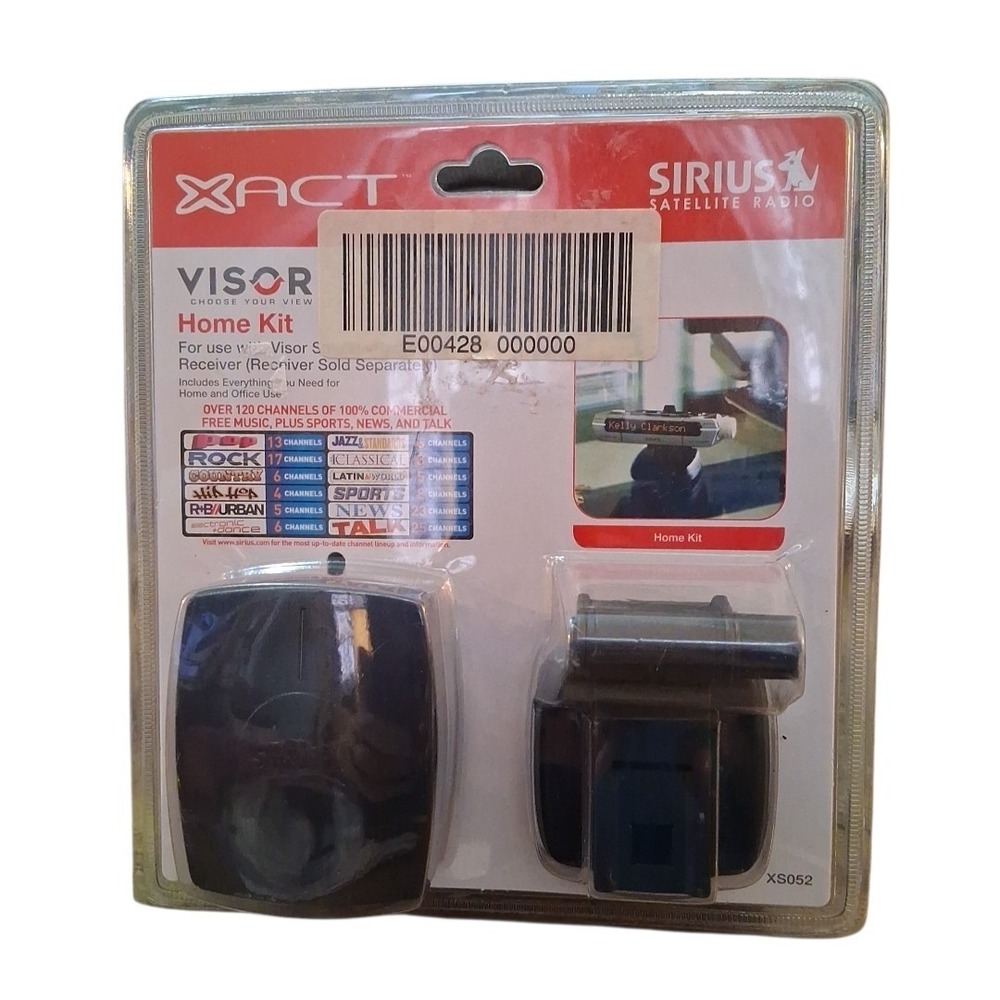 Xact SiriusXM Home Kit for Use with Visor Satellite Radio XS052 Visor XS052 NEW